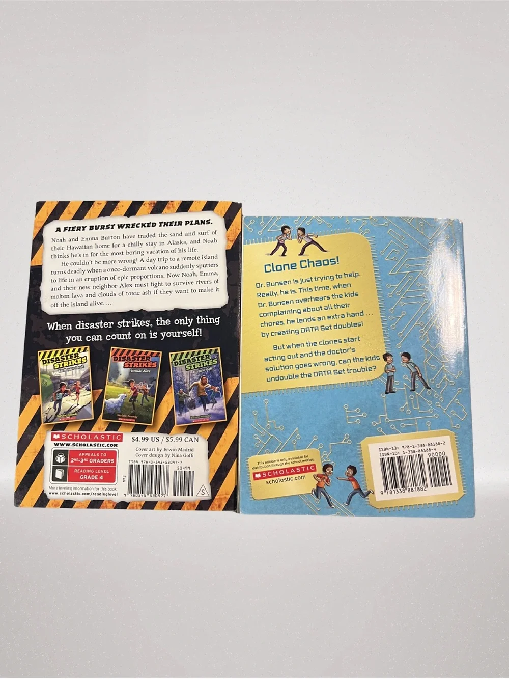 Scholastic Disaster Strikes + The Data Set: A Case of The Clones